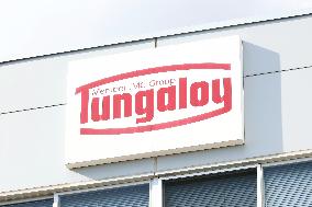 Tungaloy signboard and logo